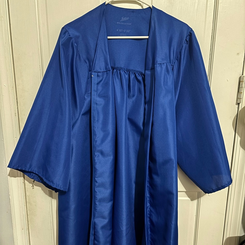 Blue Graduation Gown
